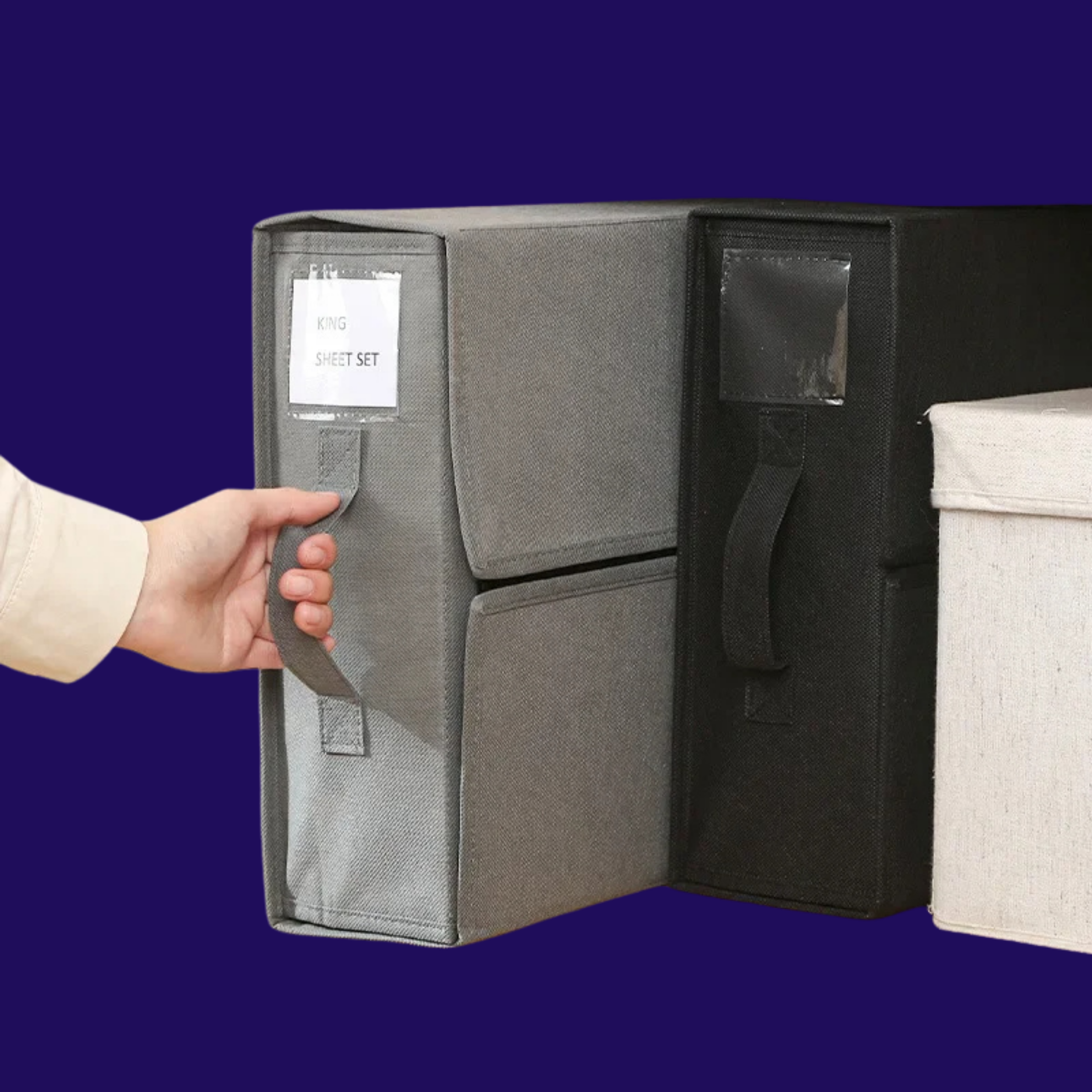 קופסת אחסון למצעים