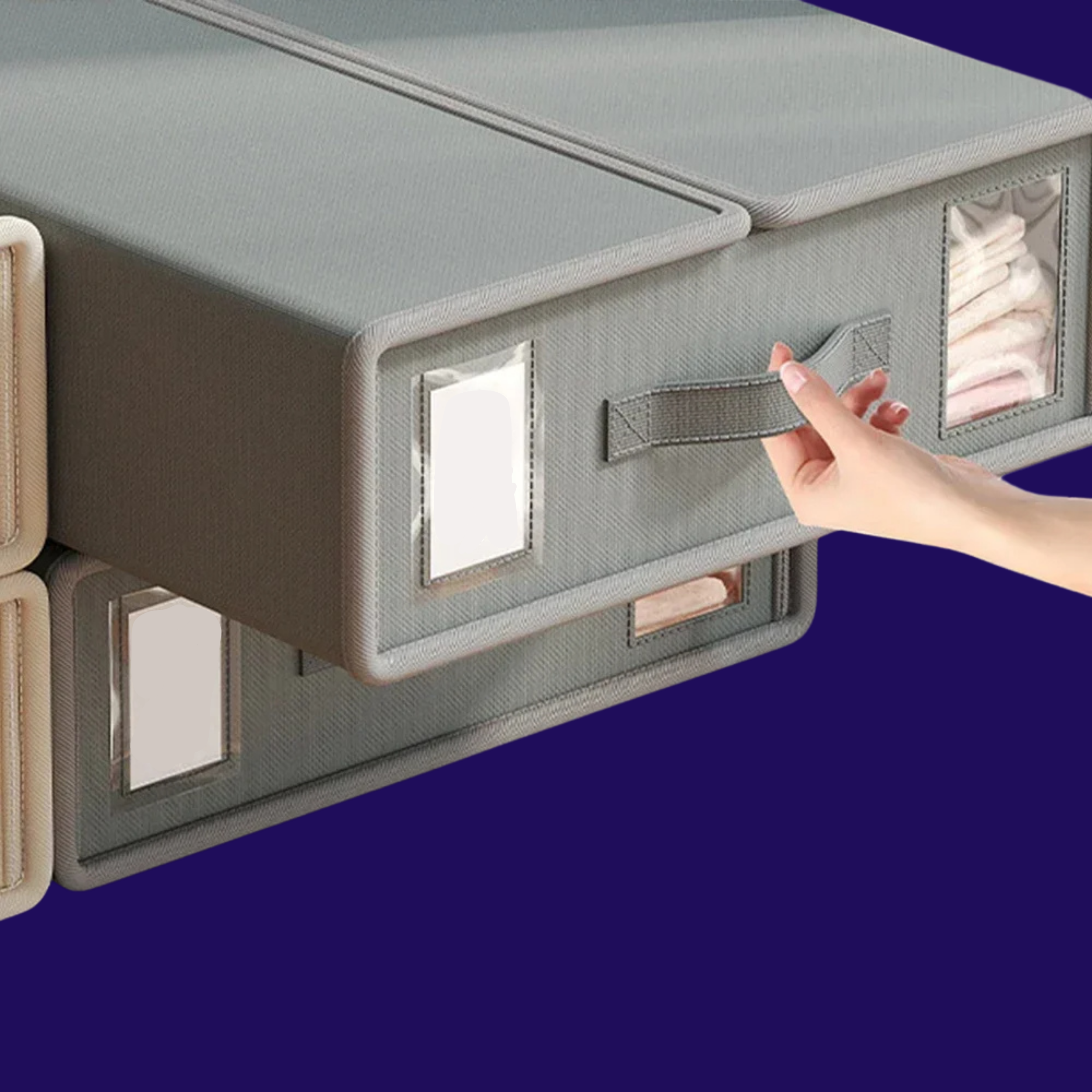 קופסת אחסון למצעים