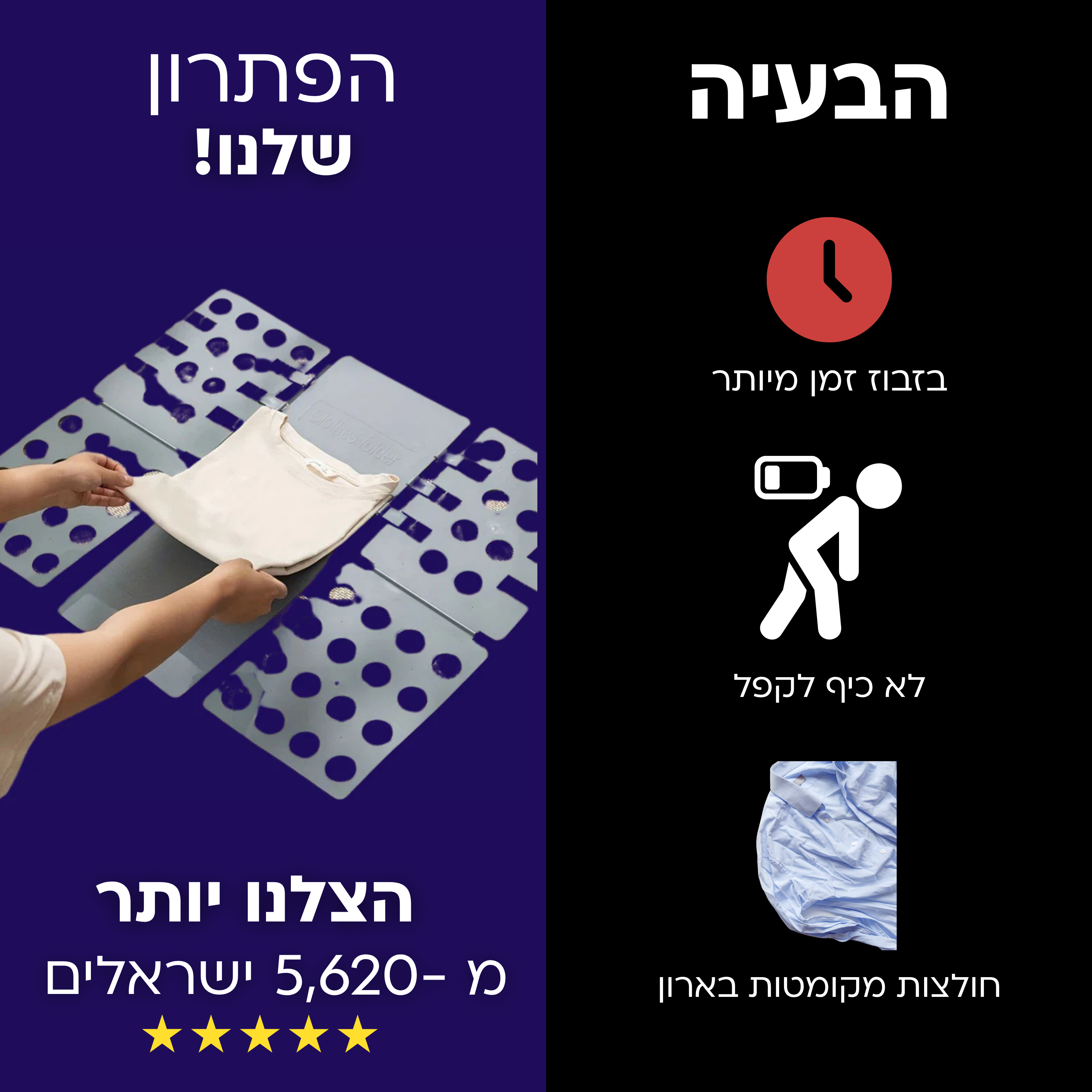 מתקן קיפול בגדים
